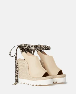 Gaia Alter Mat Peeptoe Wedge Espadrilles