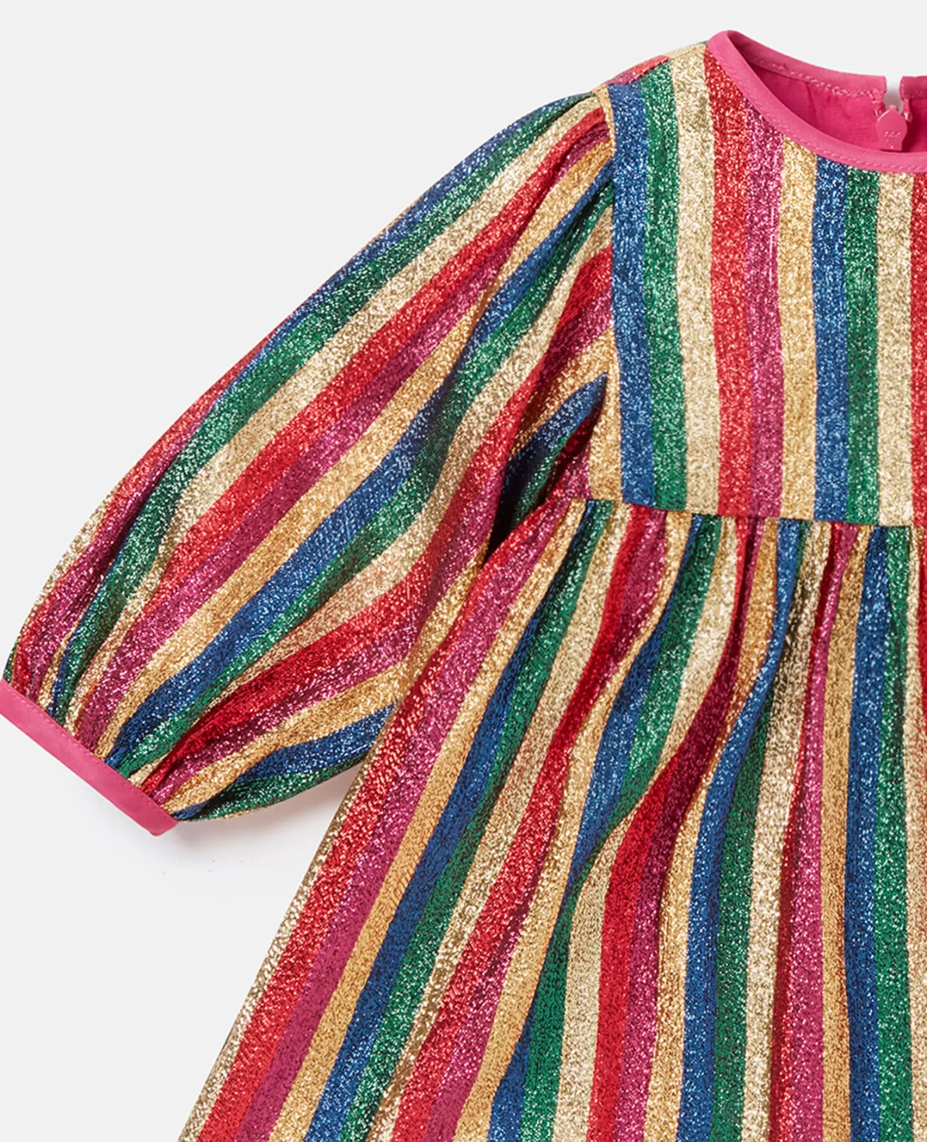 Glitter Rainbow Stripe Dress
