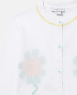 Graphic Flower Cardigan