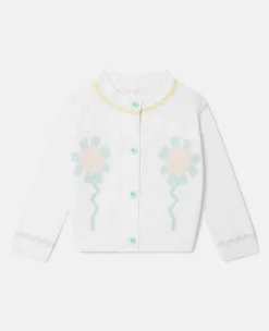 Graphic Flower Cardigan