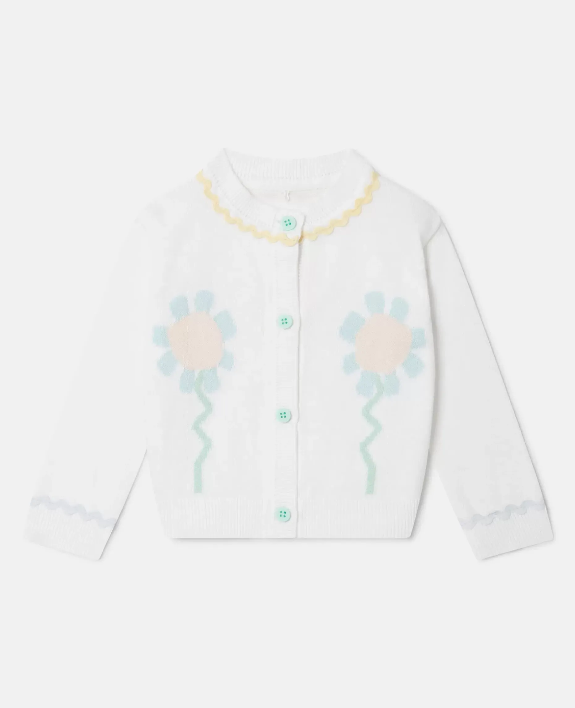 Graphic Flower Cardigan