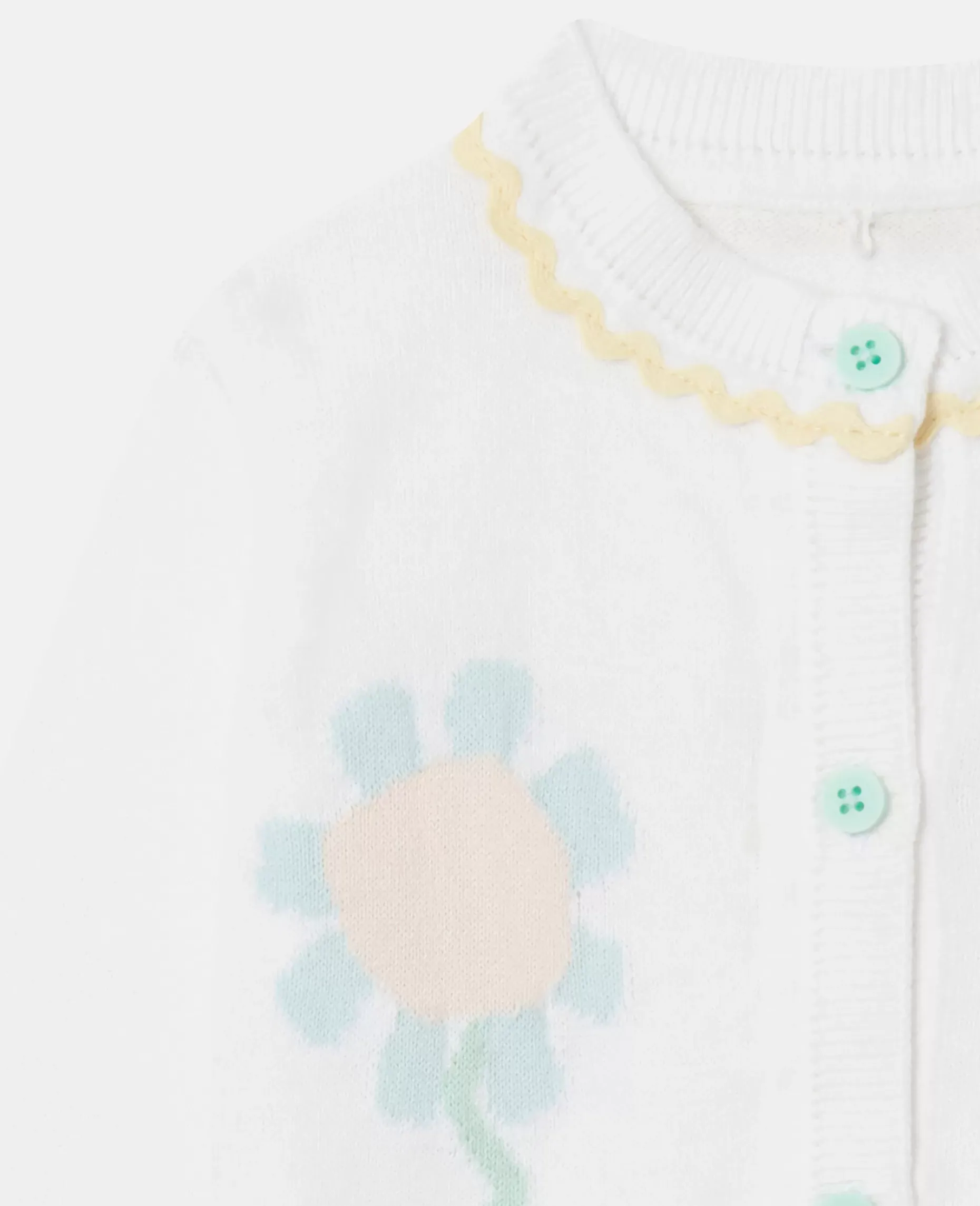 Graphic Flower Cardigan