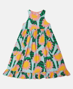 Graphic Flower Print Sundress
