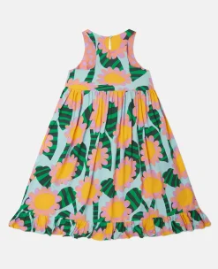 Graphic Flower Print Sundress
