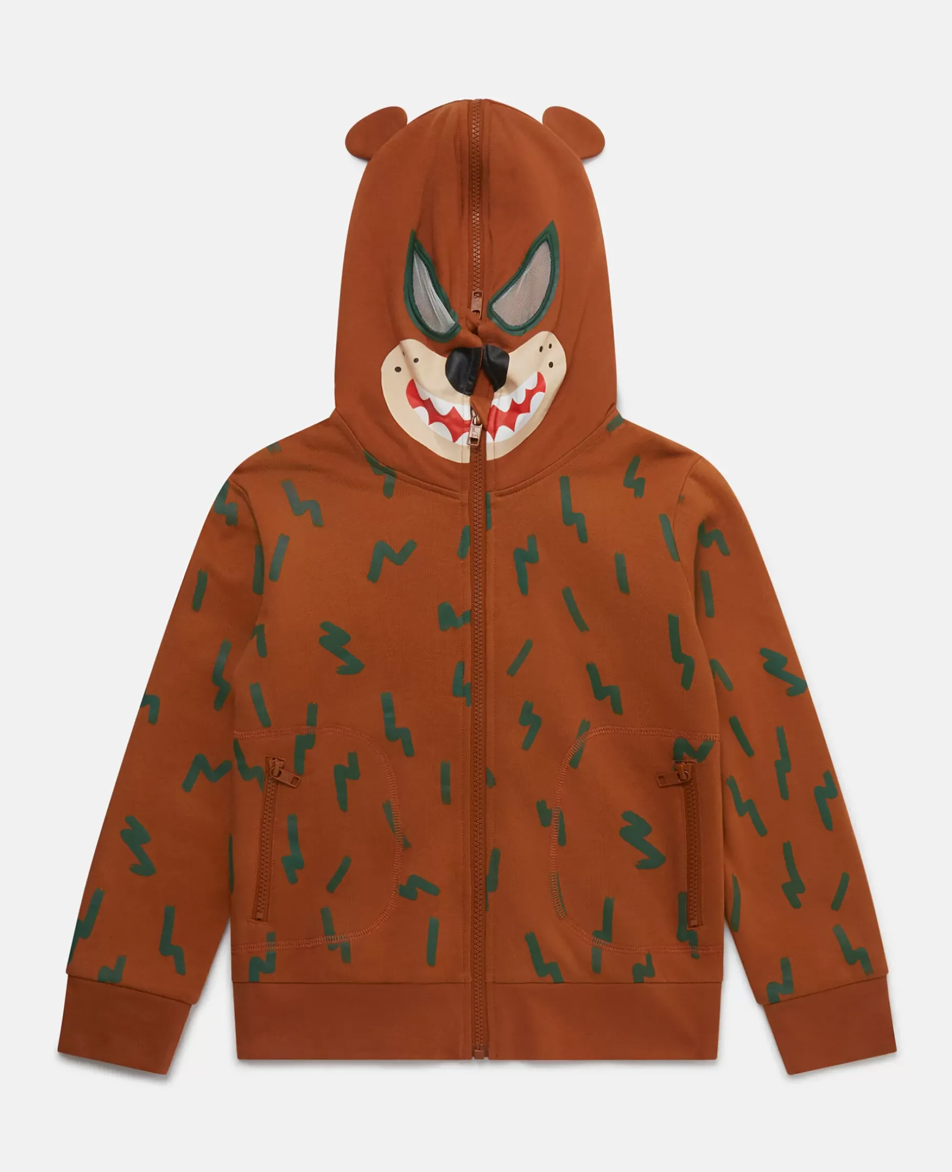 Grizzly Bear Zip Hoodie