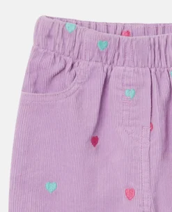 Heart Embroidery Baby Jeans