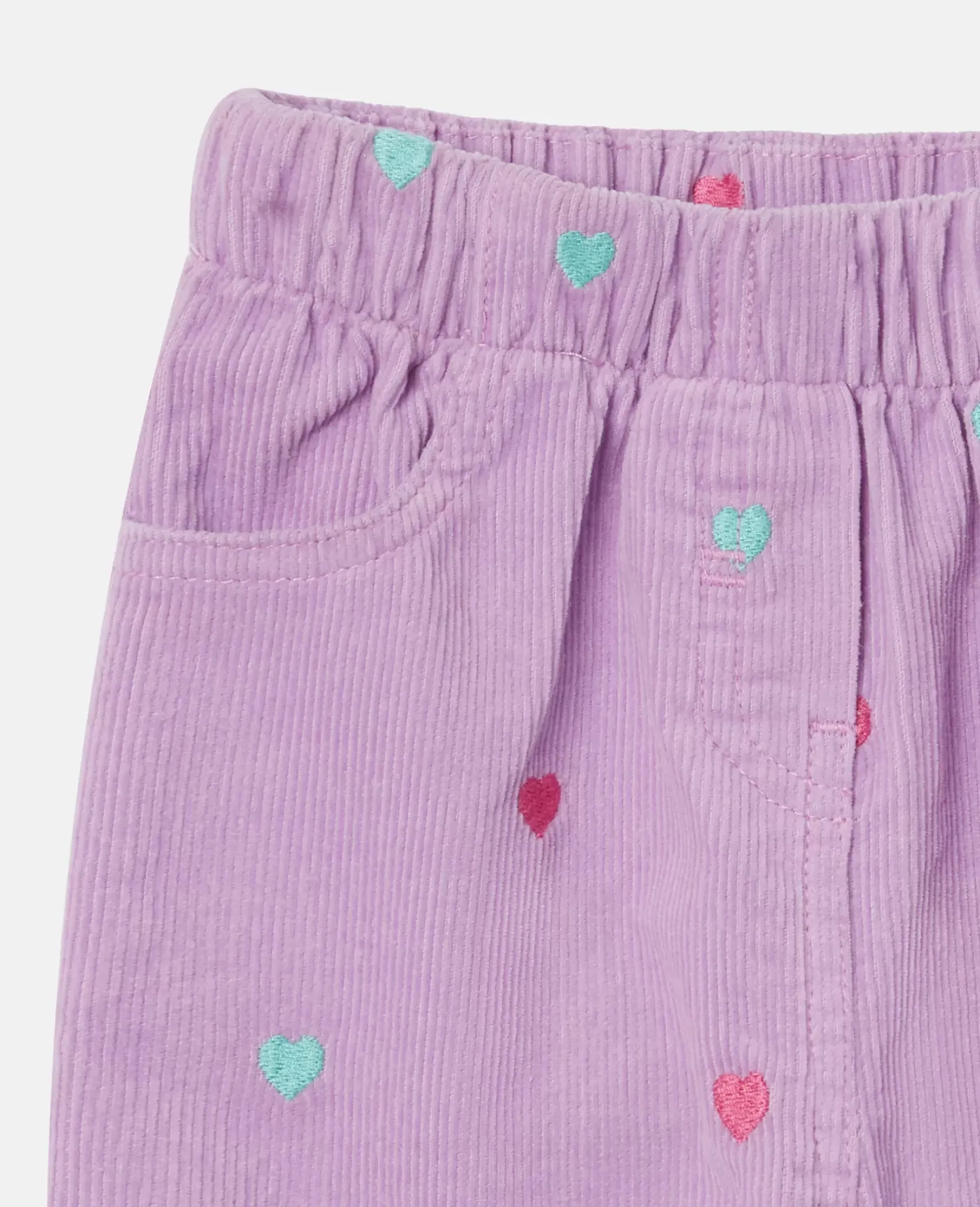 Heart Embroidery Baby Jeans