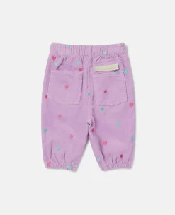 Heart Embroidery Baby Jeans