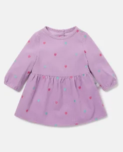 Heart Embroidery Skater Dress