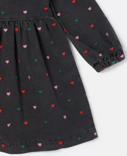 Heart Print Dress