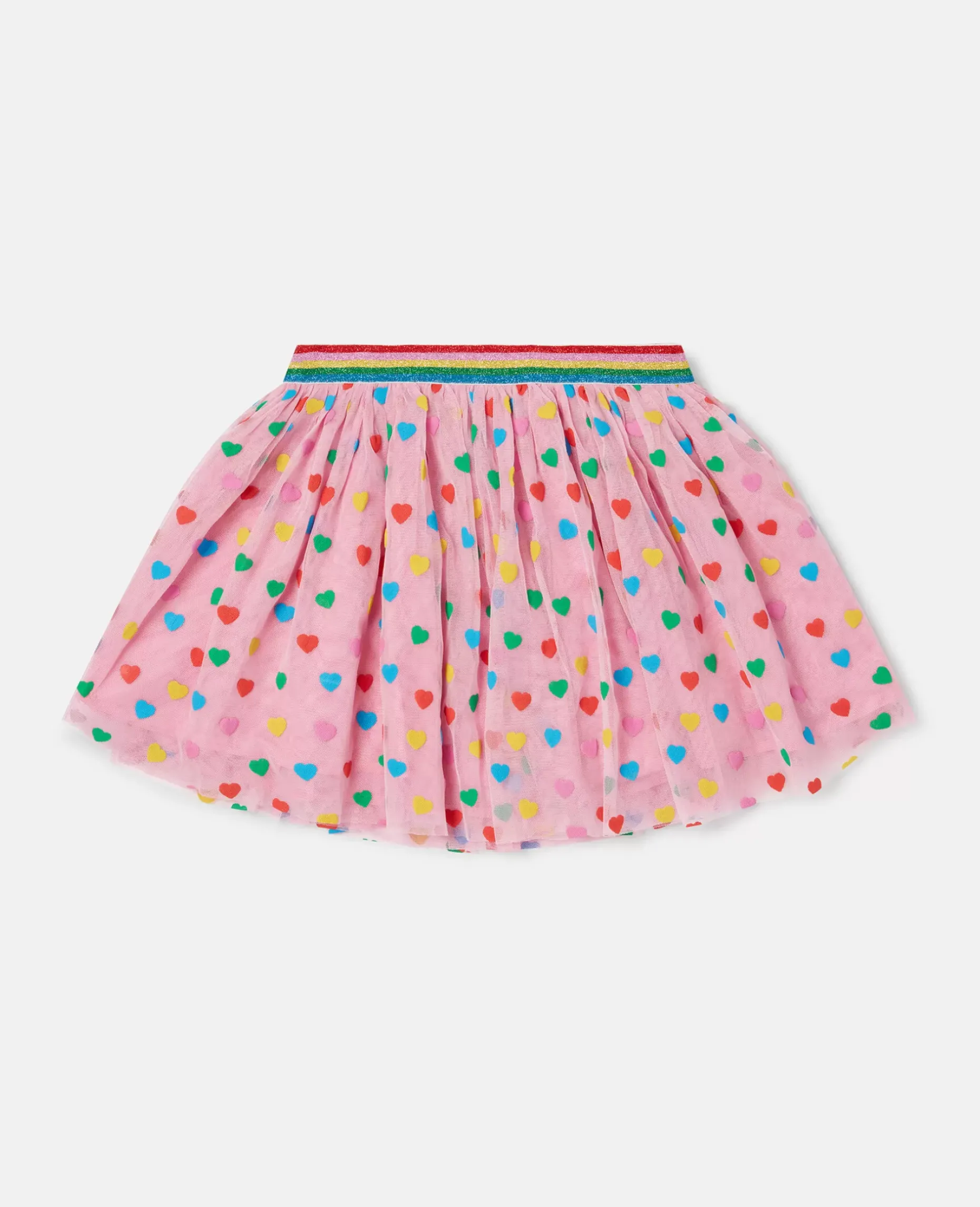 Heart Print Tutu Skirt
