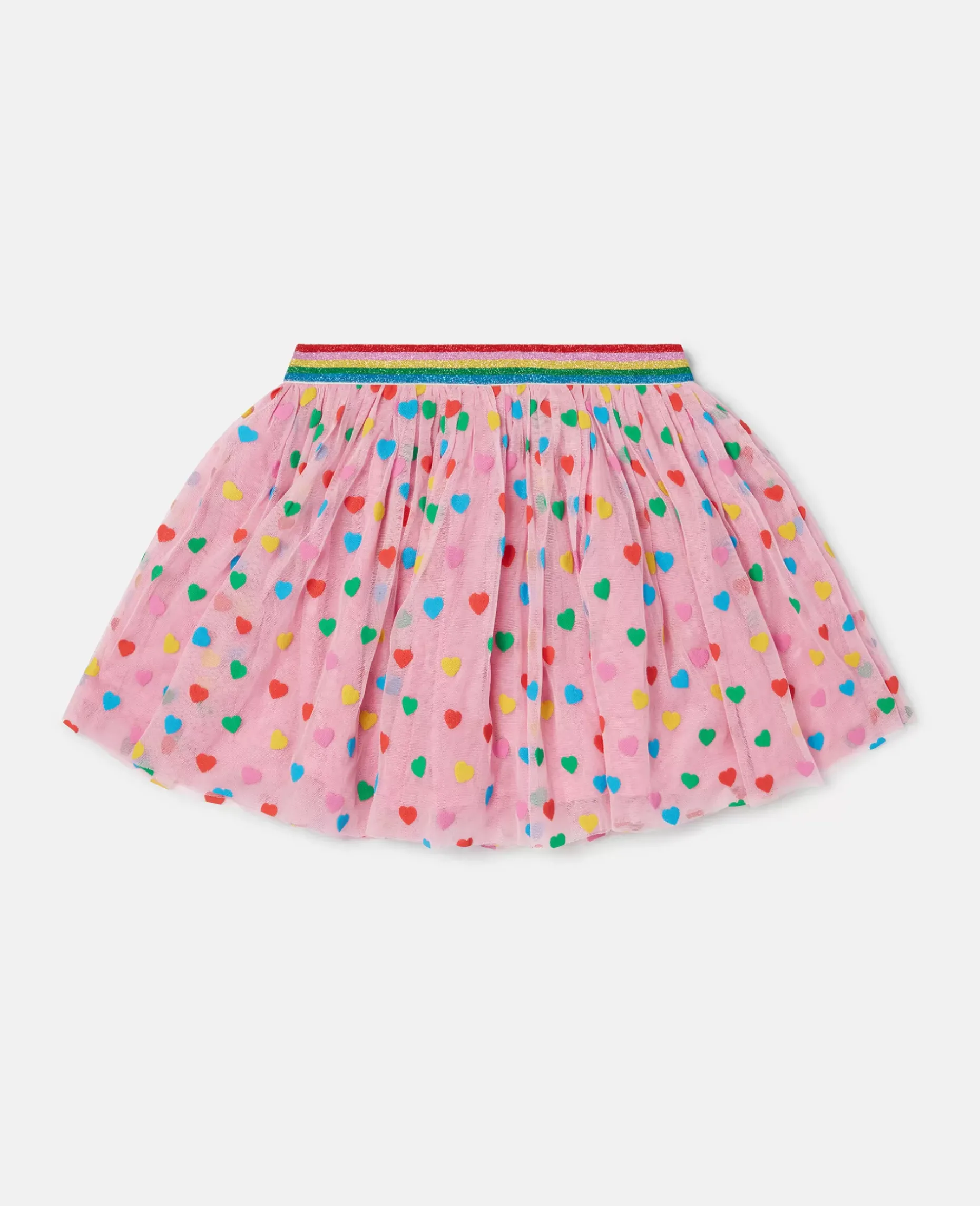 Heart Print Tutu Skirt