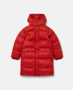 Hooded Longline Puffer Coat