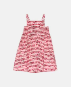 I Love You' Heart Print Dress