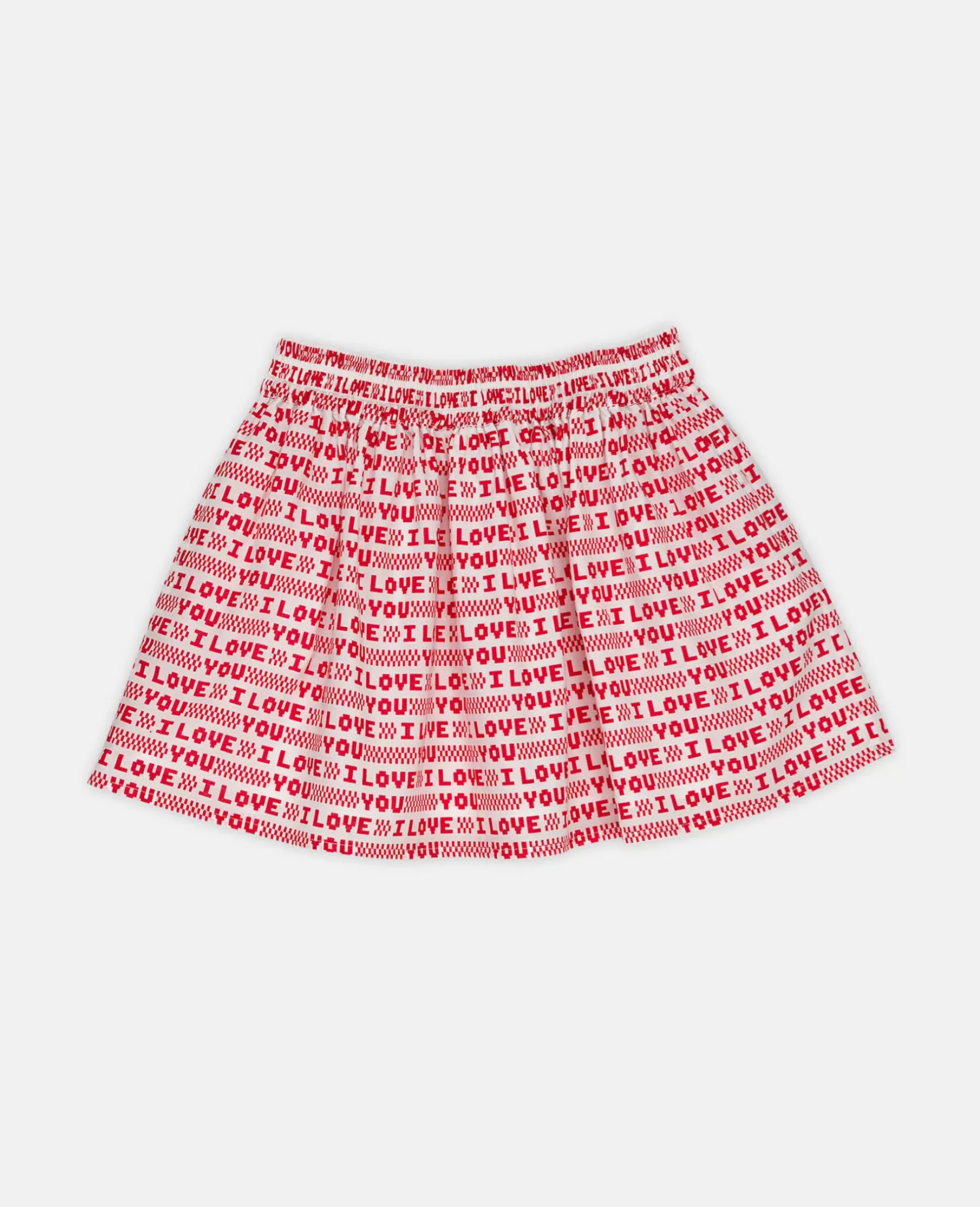 I Love You' Heart Print Shorts