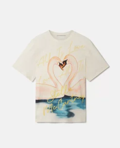 Kissing Swans Oversized T-Shirt