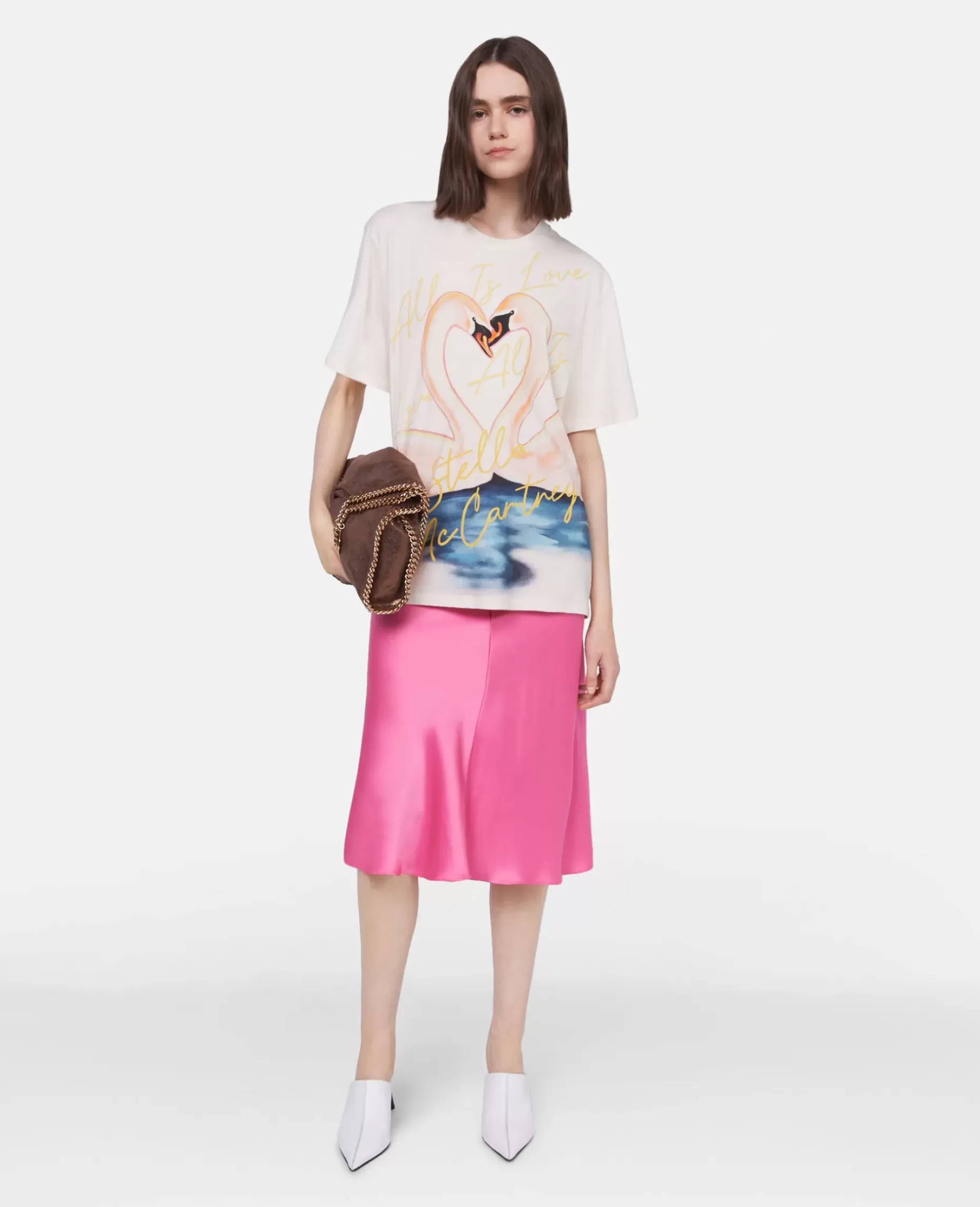 Kissing Swans Oversized T-Shirt