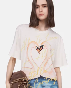 Kissing Swans Oversized T-Shirt