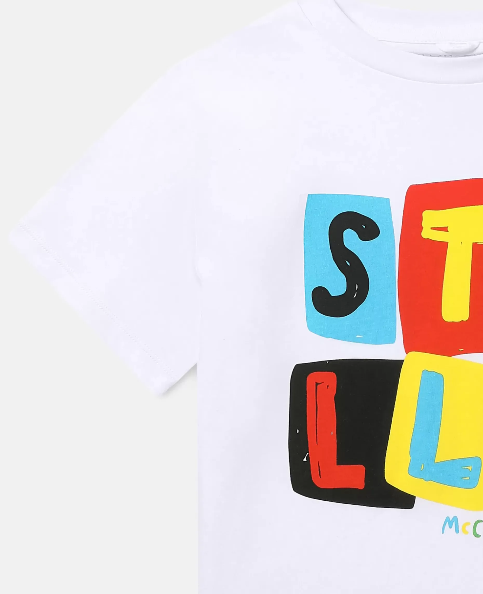 Letter Blocks Print T-Shirt