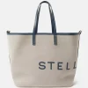 Logo Canvas Beach Tote Bag