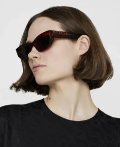Logo Cat Eye Sunglasses