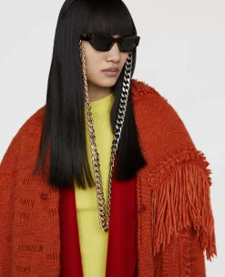 Logo Cat Eye Sunglasses