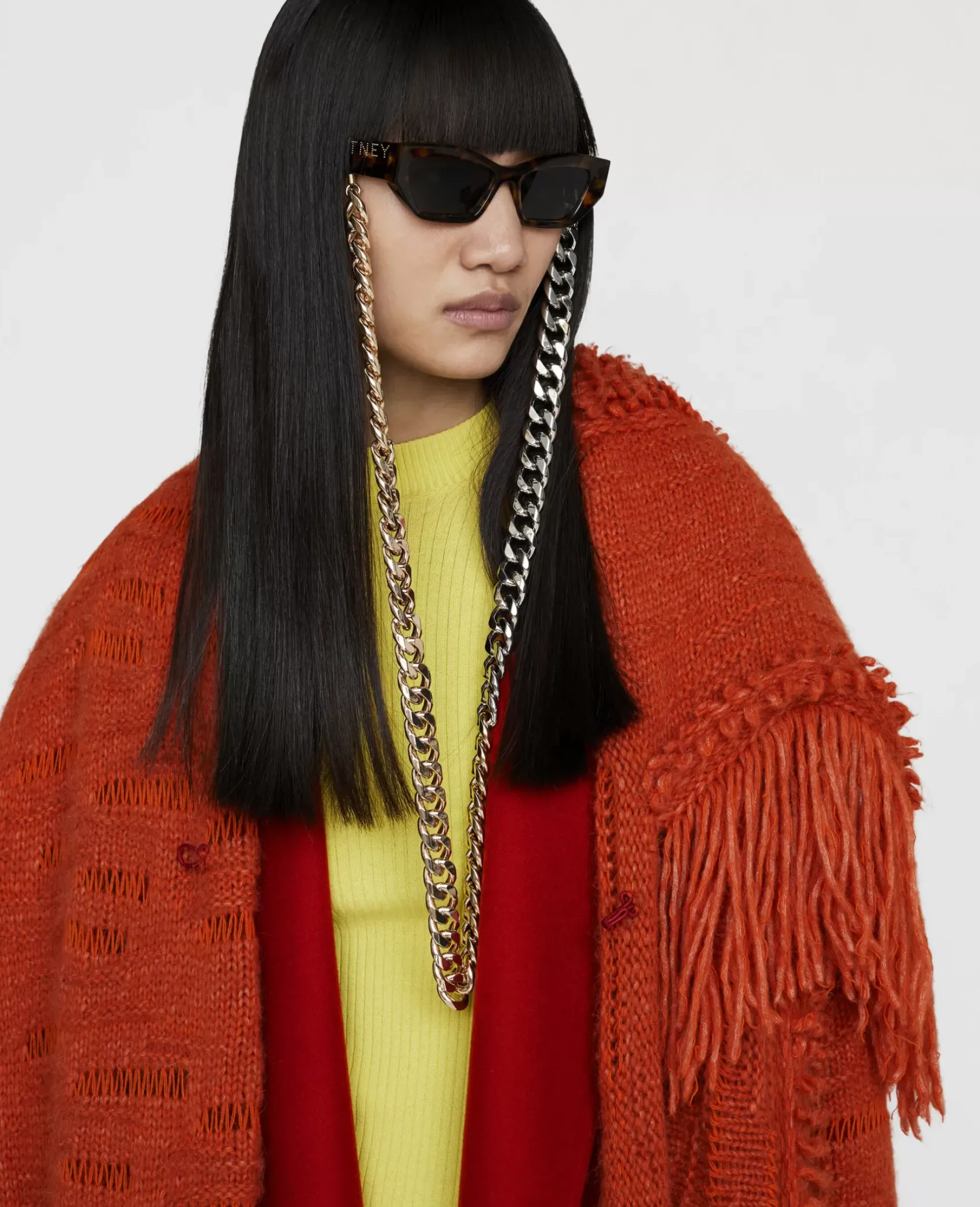 Logo Cat Eye Sunglasses