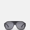 Logo Chunky Aviator Sunglasses