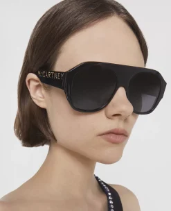 Logo Chunky Aviator Sunglasses
