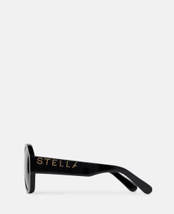 Logo Chunky Aviator Sunglasses