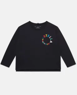 Logo Embroidery Long Sleeve T-Shirt