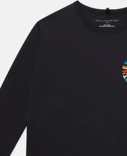 Logo Embroidery Long Sleeve T-Shirt