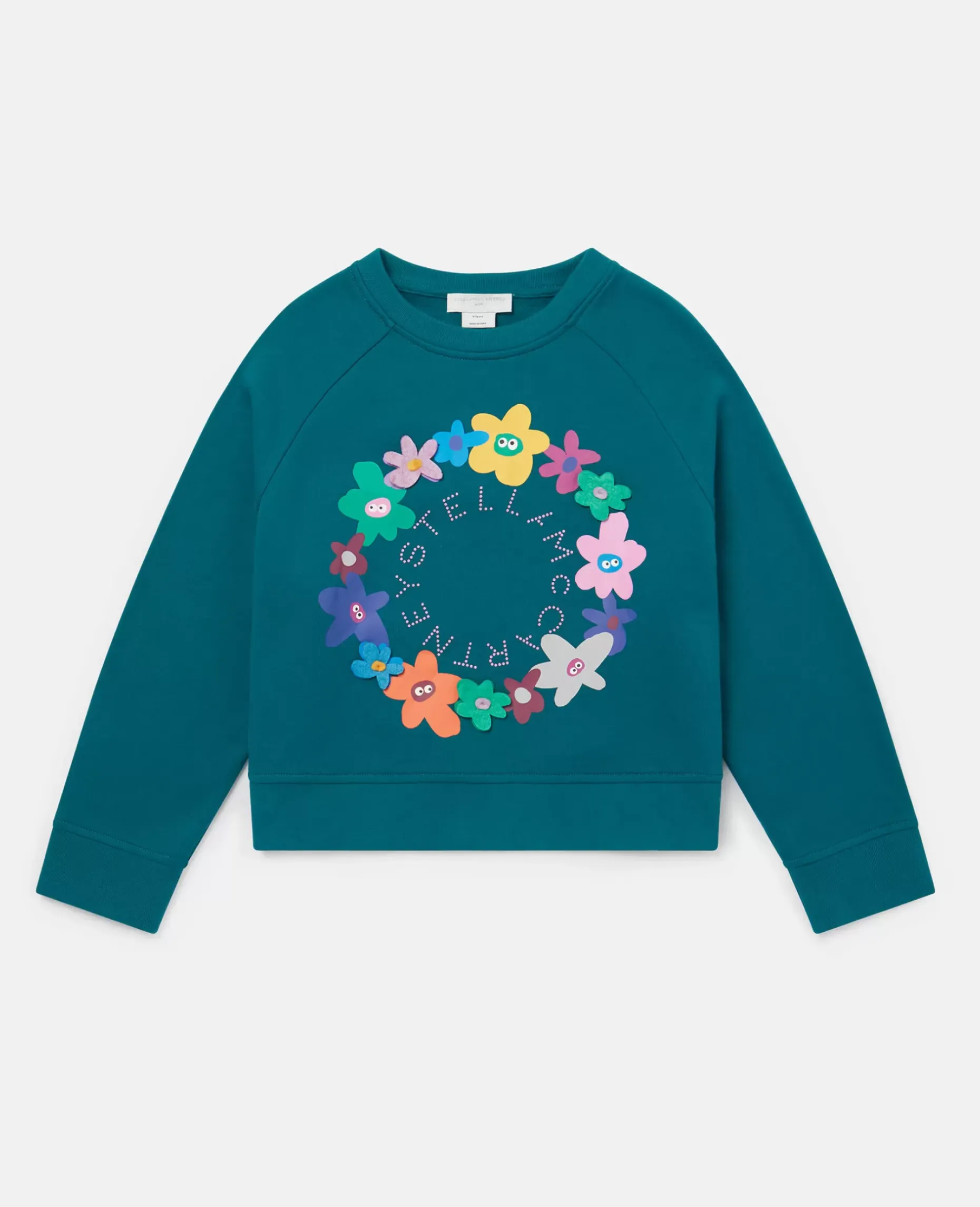 Logo Flower Garland Sweatshirt