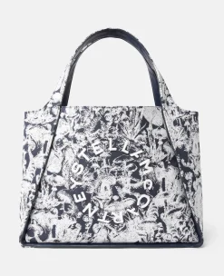 Logo Fungi Forest Toile De Jouy Tote Bag
