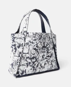 Logo Fungi Forest Toile De Jouy Tote Bag