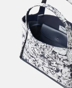 Logo Fungi Forest Toile De Jouy Tote Bag