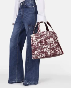 Logo Fungi Forest Toile De Jouy Tote Bag