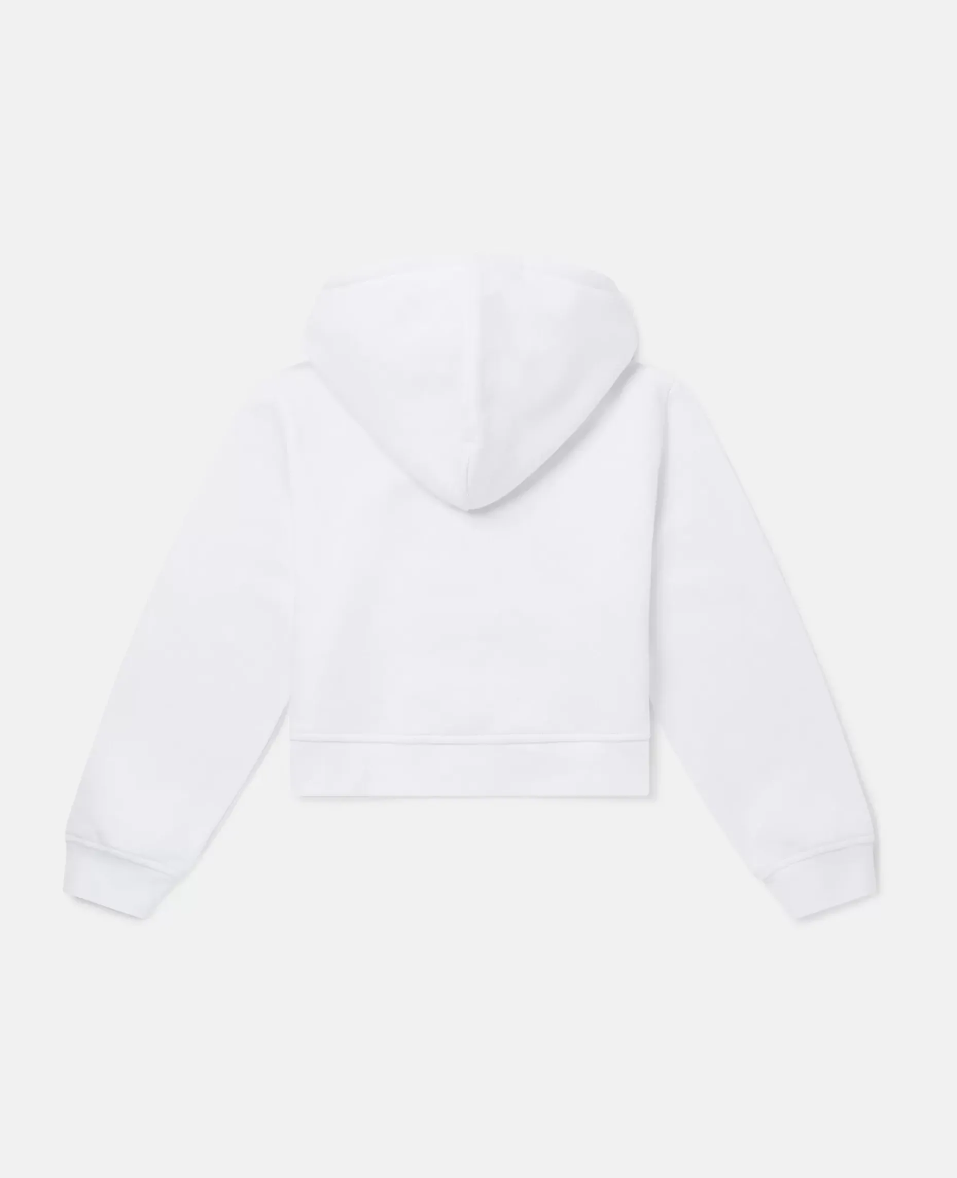 Logo Graphic Pop Cropped Hoodie