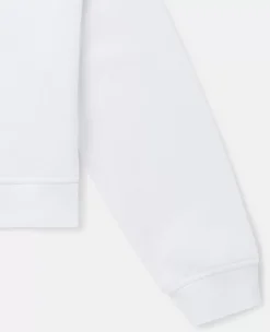 Logo Graphic Pop Cropped Hoodie