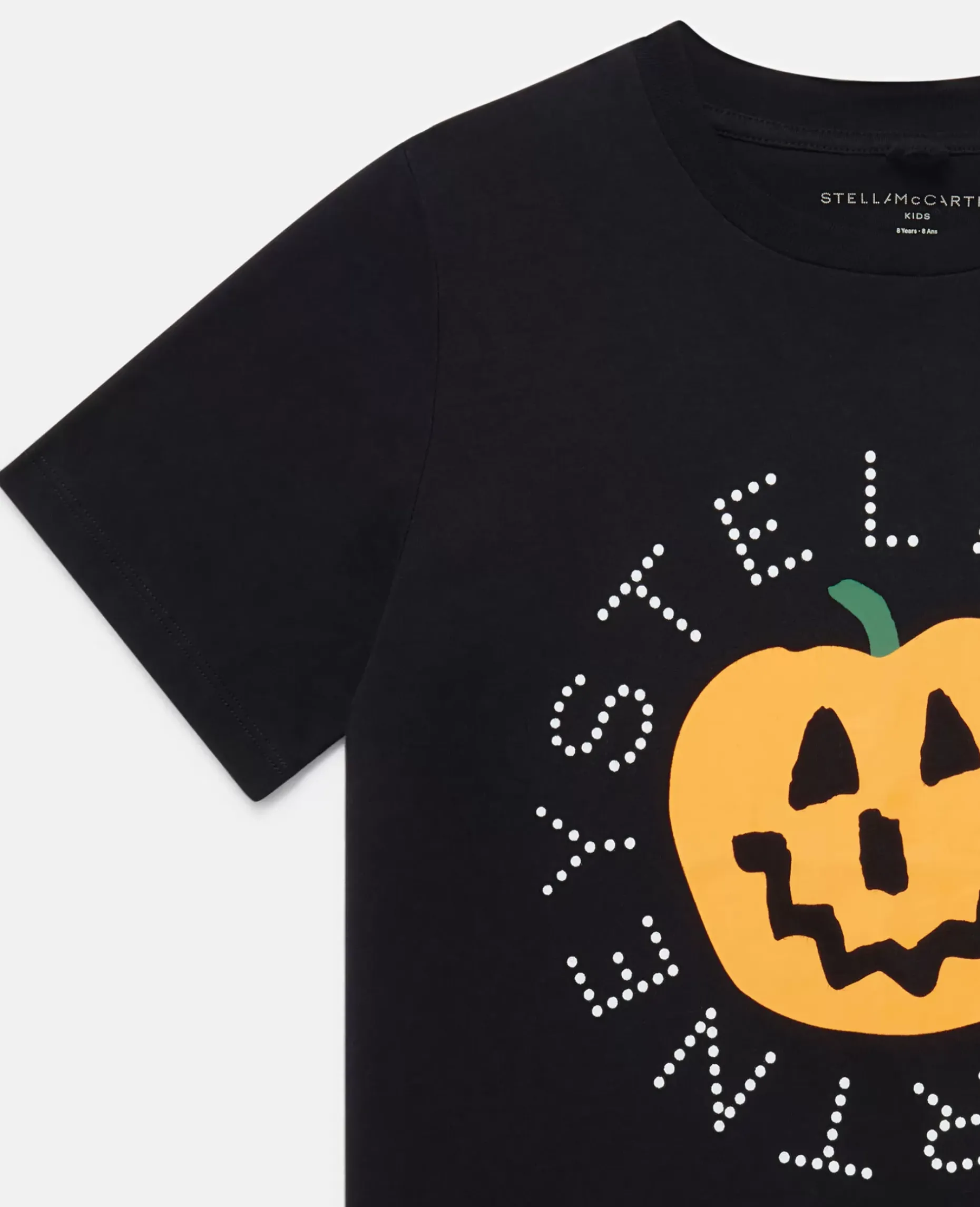 Logo Pumpkin Print T-Shirt