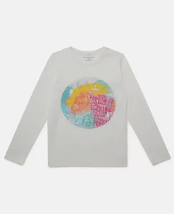 Logo Scribble Disc Long Sleeve T-Shirt