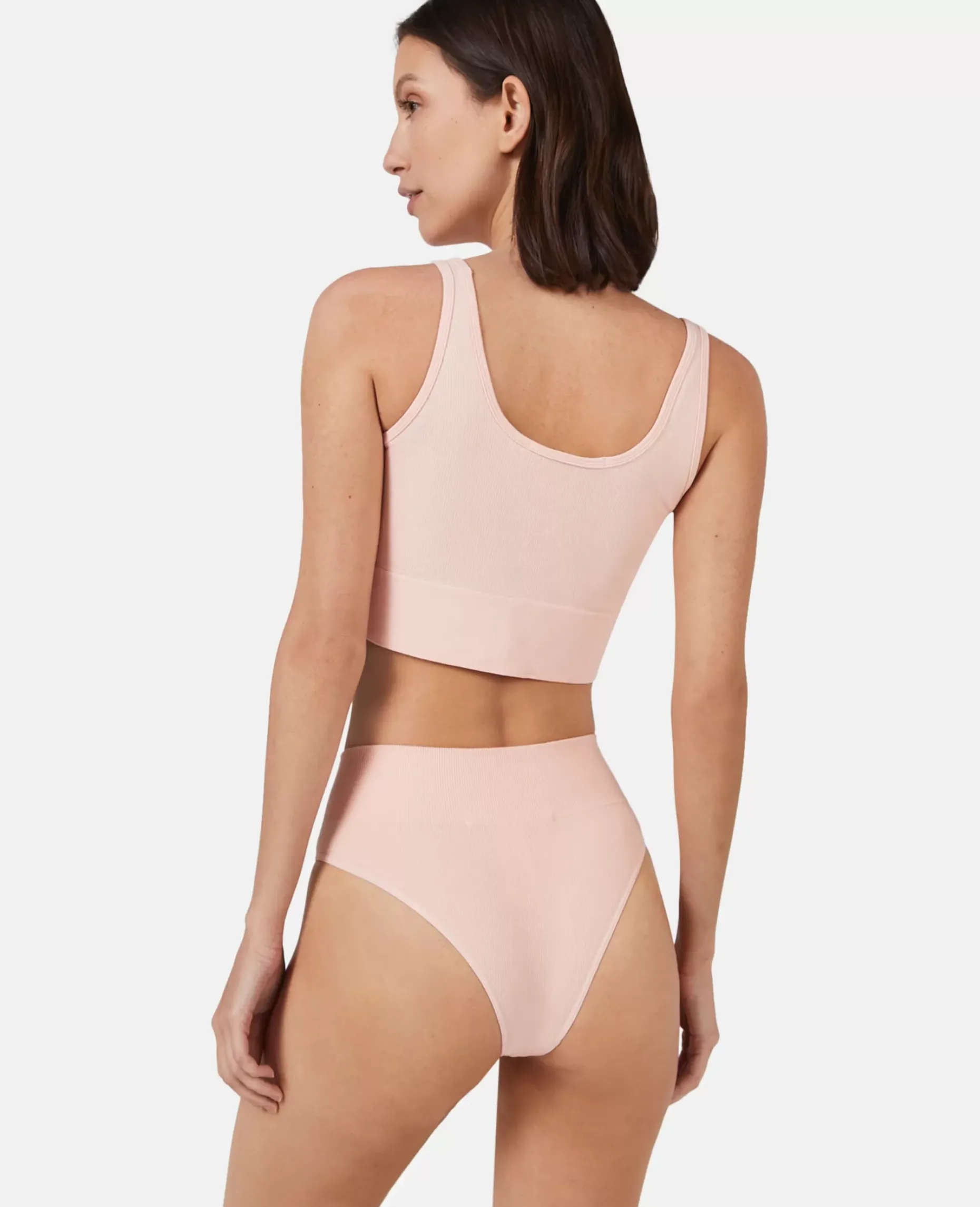 Logo Seamless Cropped Tank Top
