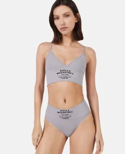 Logo Seamless High Leg High Waist Briefs