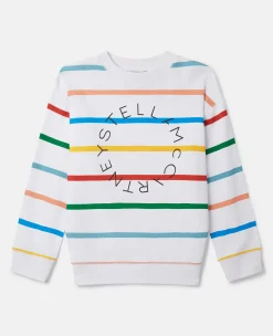Logo Striped Sweatshirt