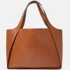 Logo Studded Grainy Alter Mat Tote Bag