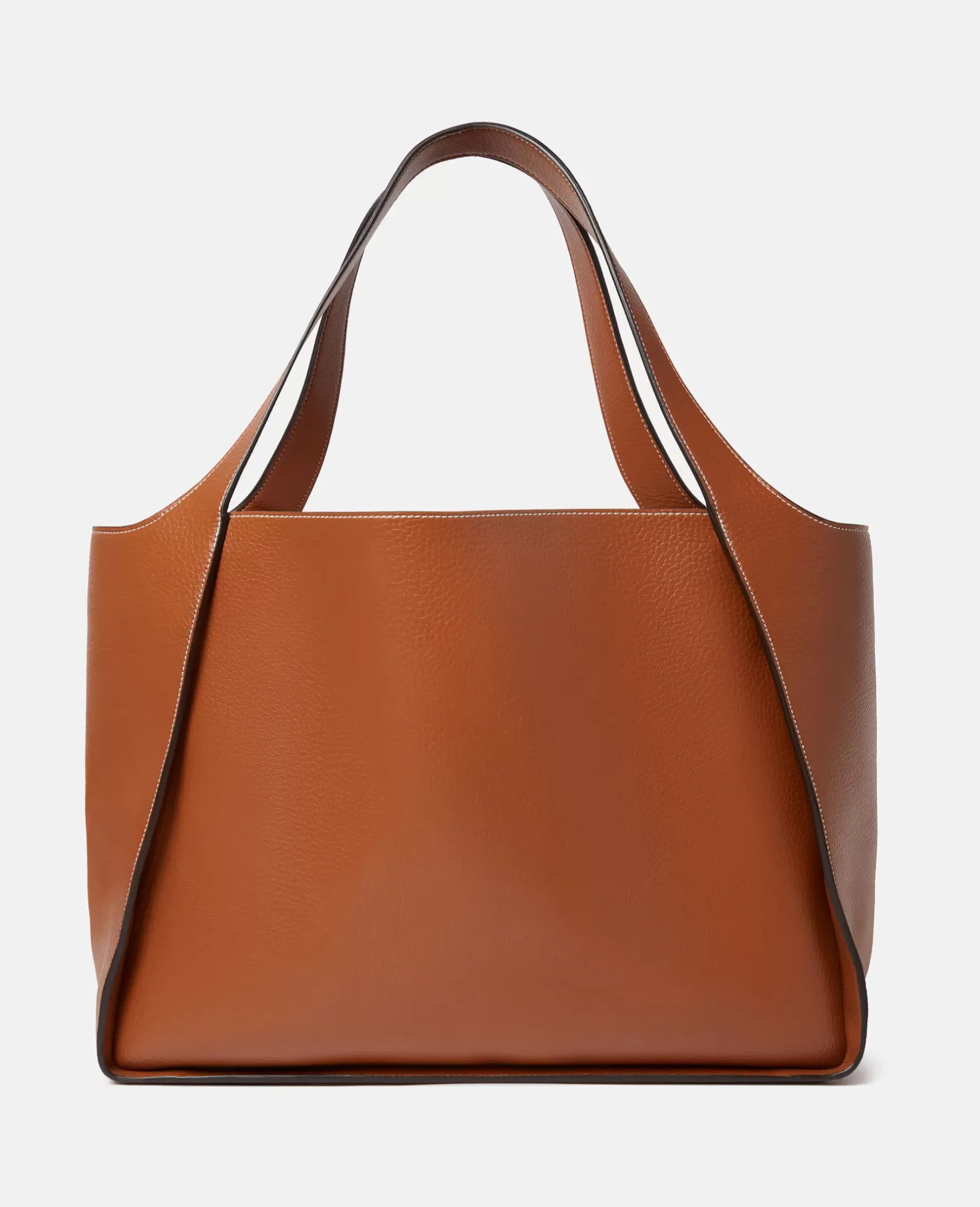 Logo Studded Grainy Alter Mat Tote Bag
