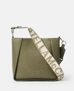 Logo Studded Grainy Alter Mat Shoulder Bag