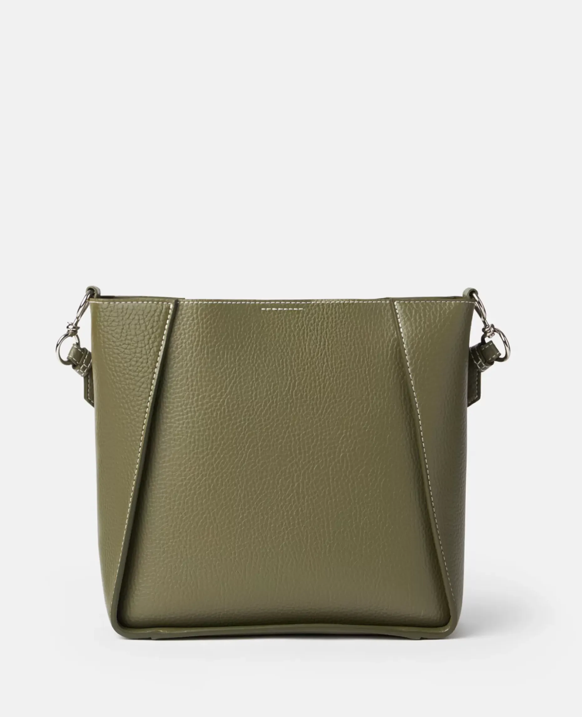 Logo Studded Grainy Alter Mat Shoulder Bag
