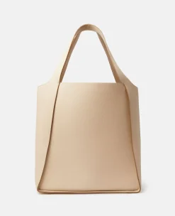Logo Studded Grainy Alter Mat Square Tote Bag