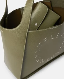 Logo Studded Grainy Alter Mat Crossbody Bag